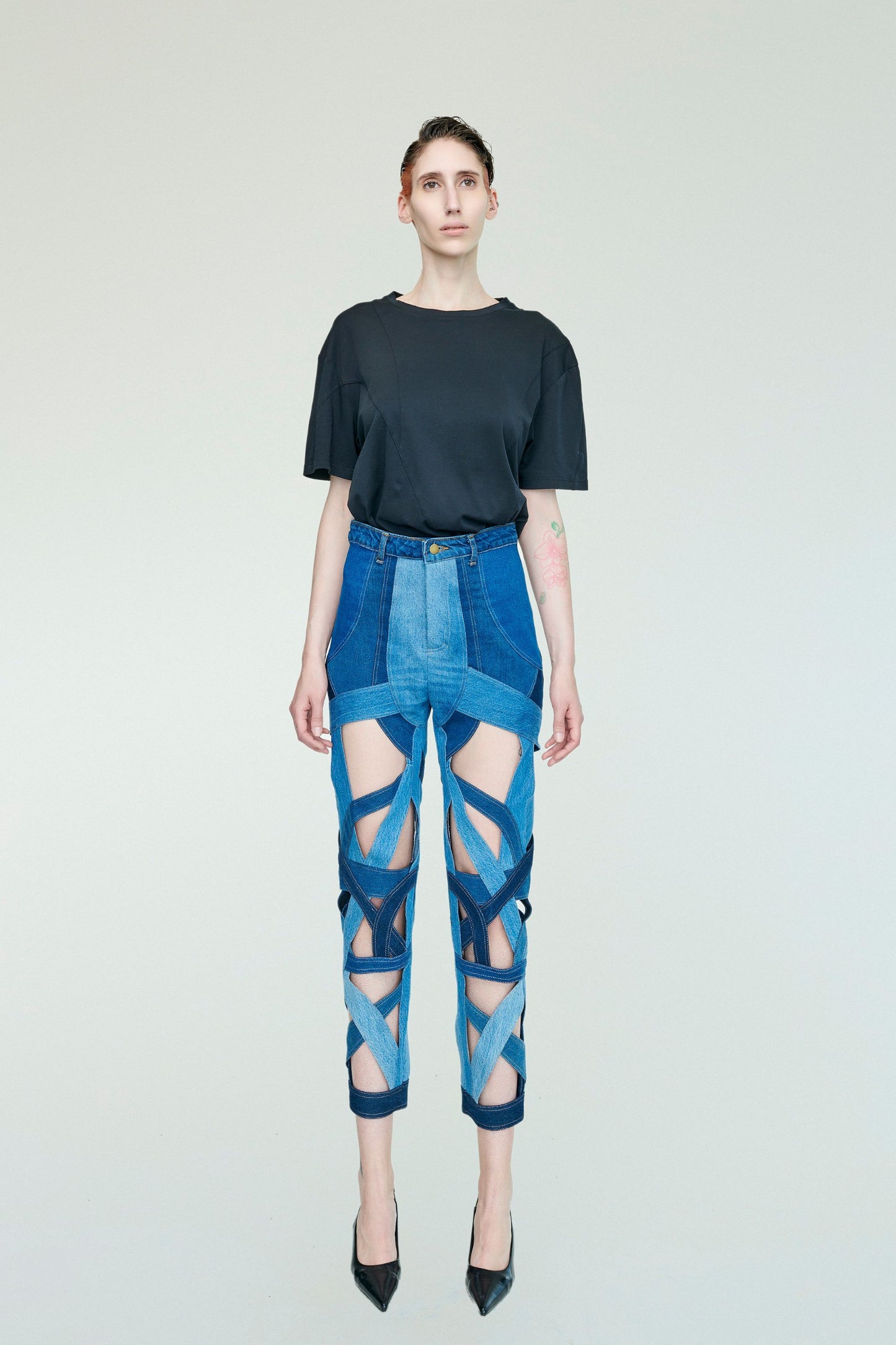 ROADS DENIM JEANS / MID BLUE