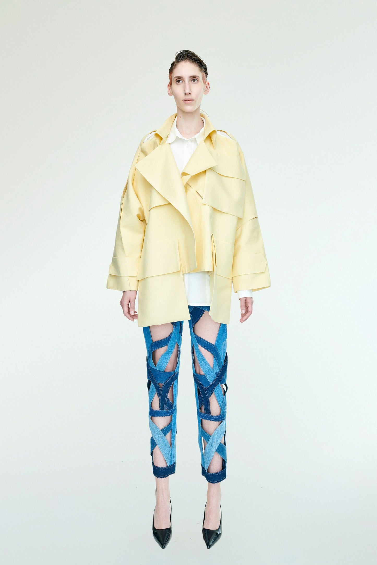 TASH HAND STITCHED BOXY BIKER JACKET