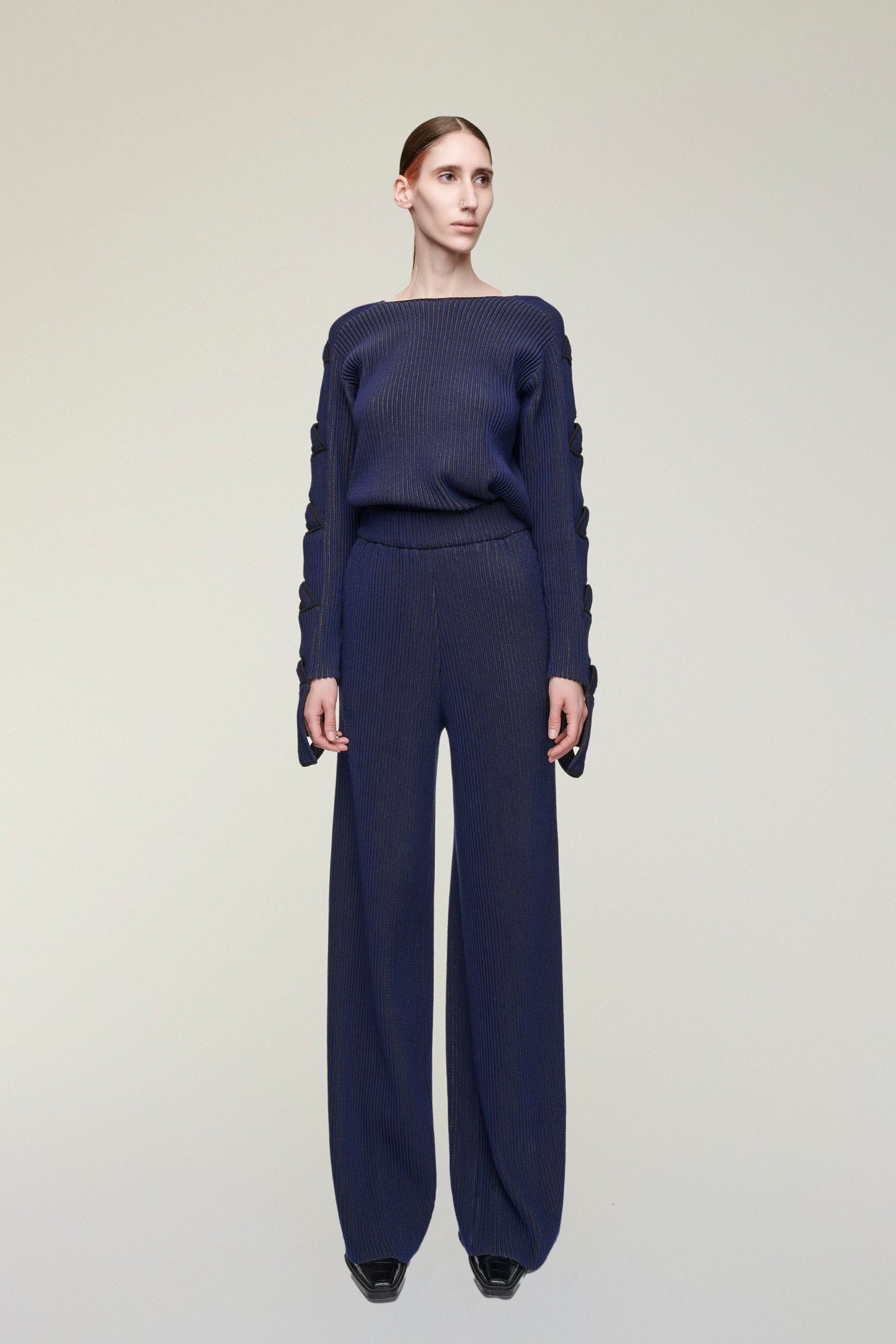 RUI 3D KNIT WIDE PANTS
