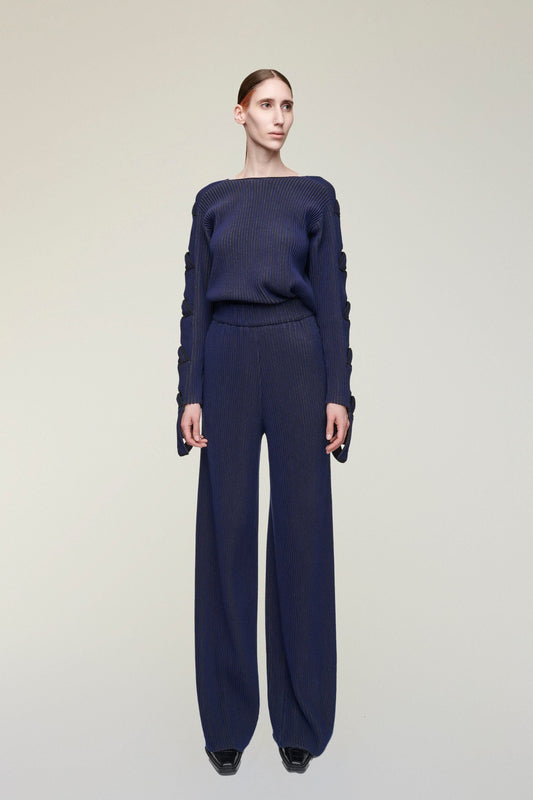 RUI 3D KNIT WIDE PANTS