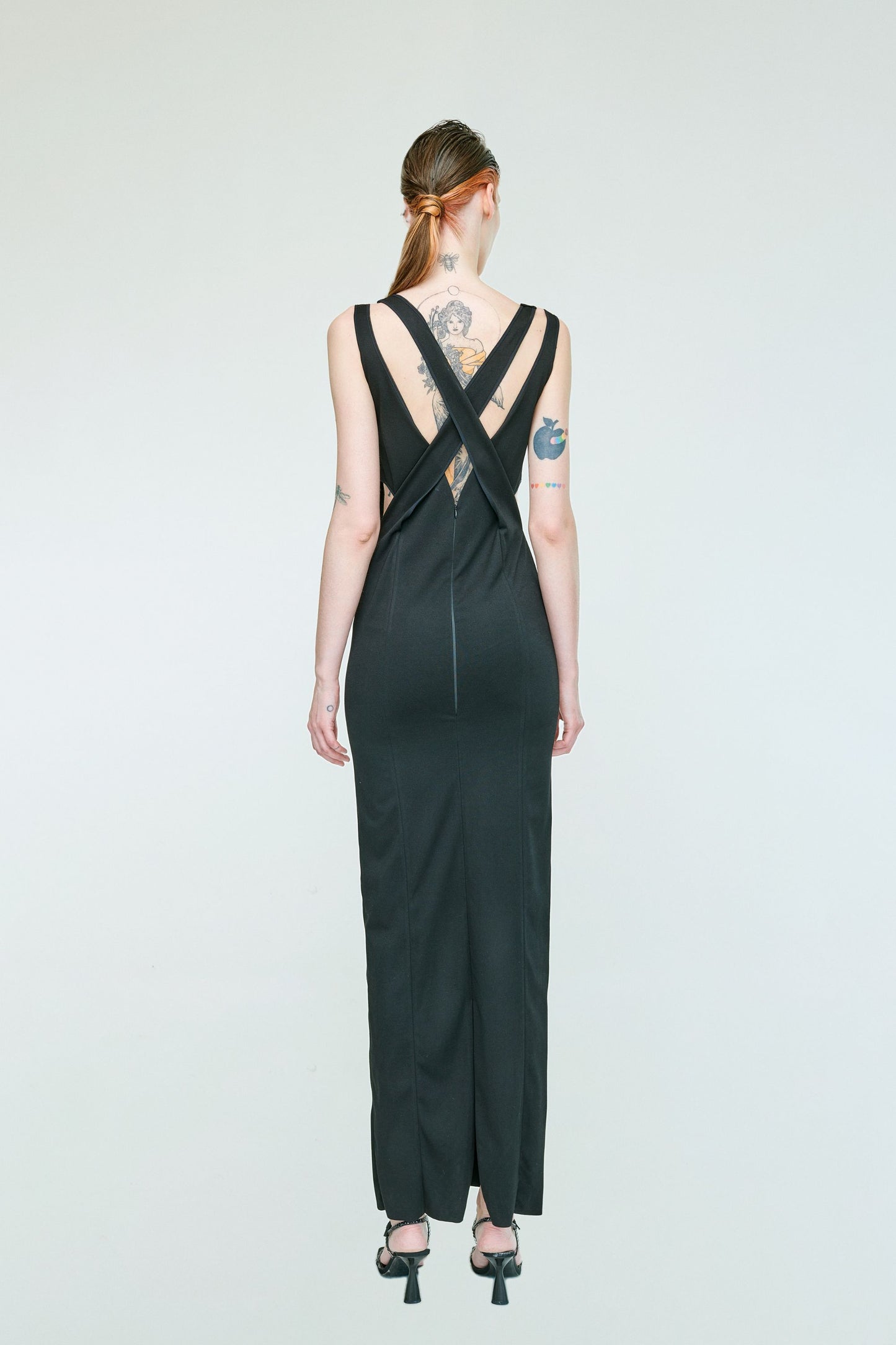MIA CUT OUT LONG JERSEY DRESS