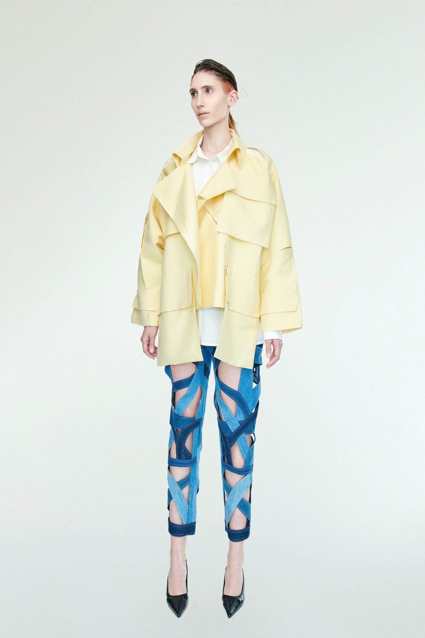 TASH HAND STITCHED BOXY BIKER JACKET