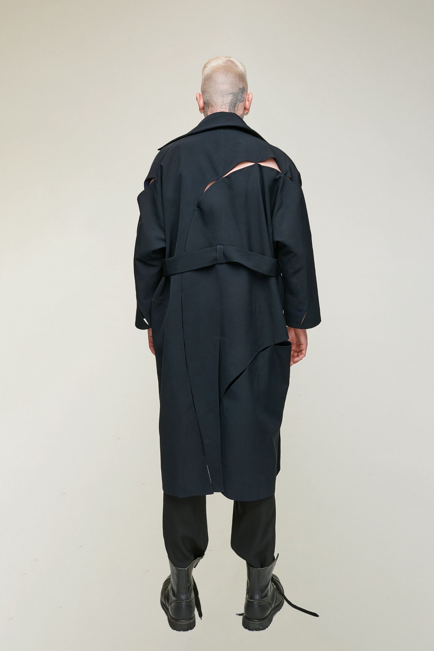 BALAZS BACK HAND STITCHED TRENCHCOAT