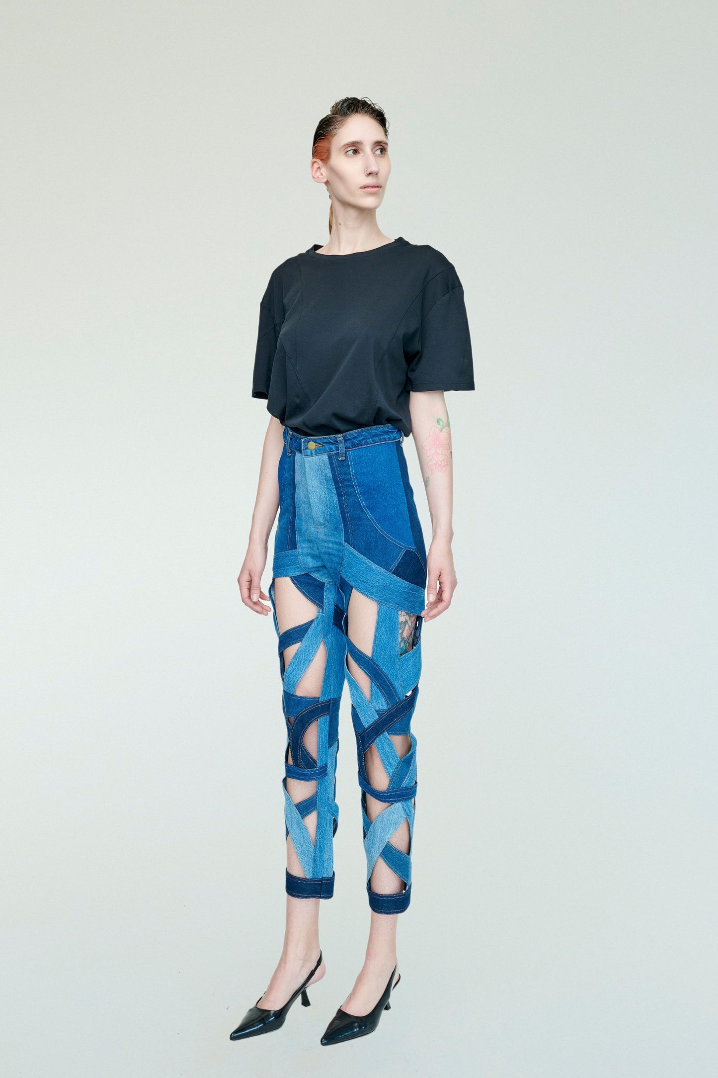 ROADS DENIM JEANS / MID BLUE
