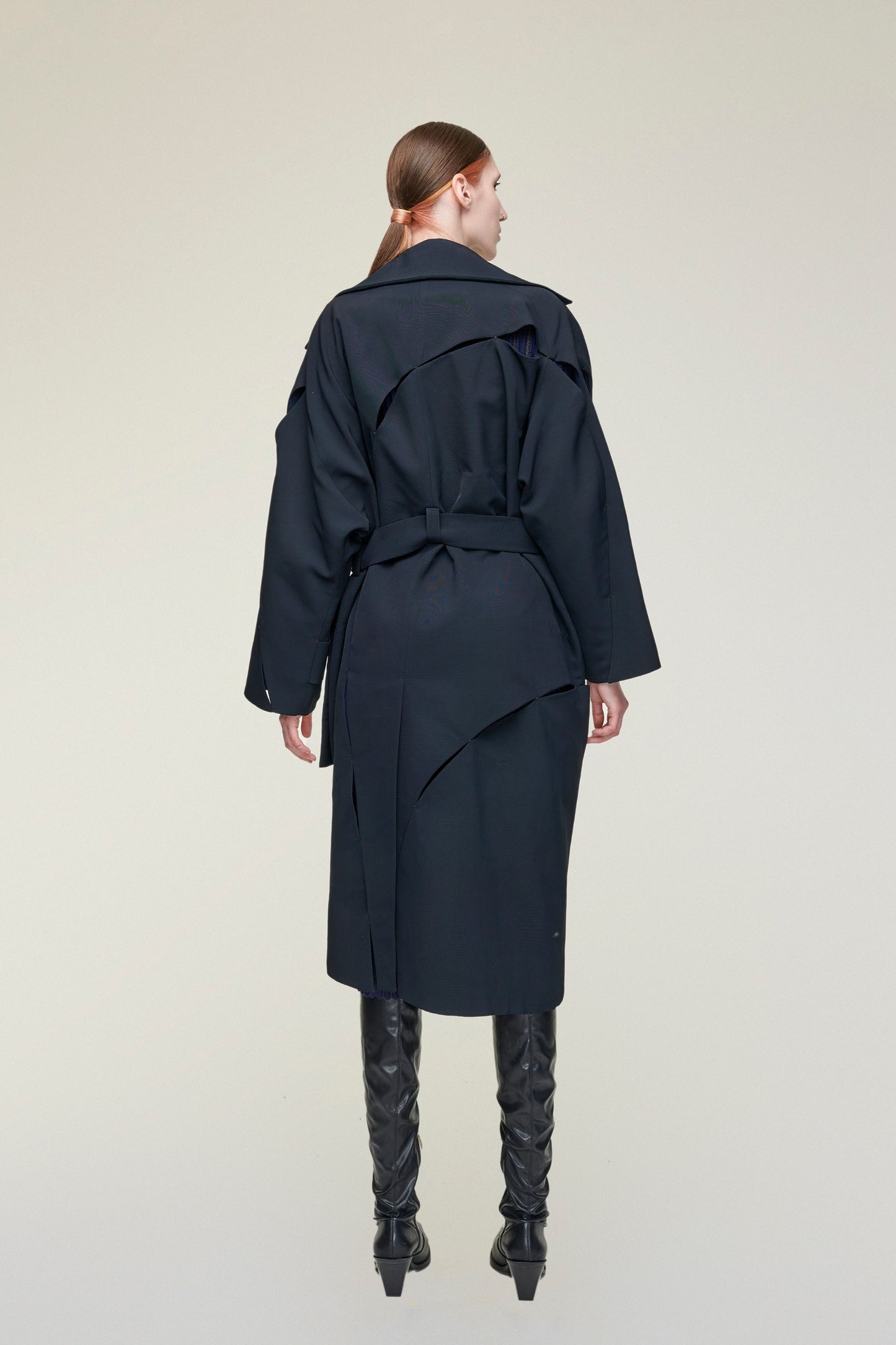 BALAZS BACK HAND STITCHED TRENCHCOAT