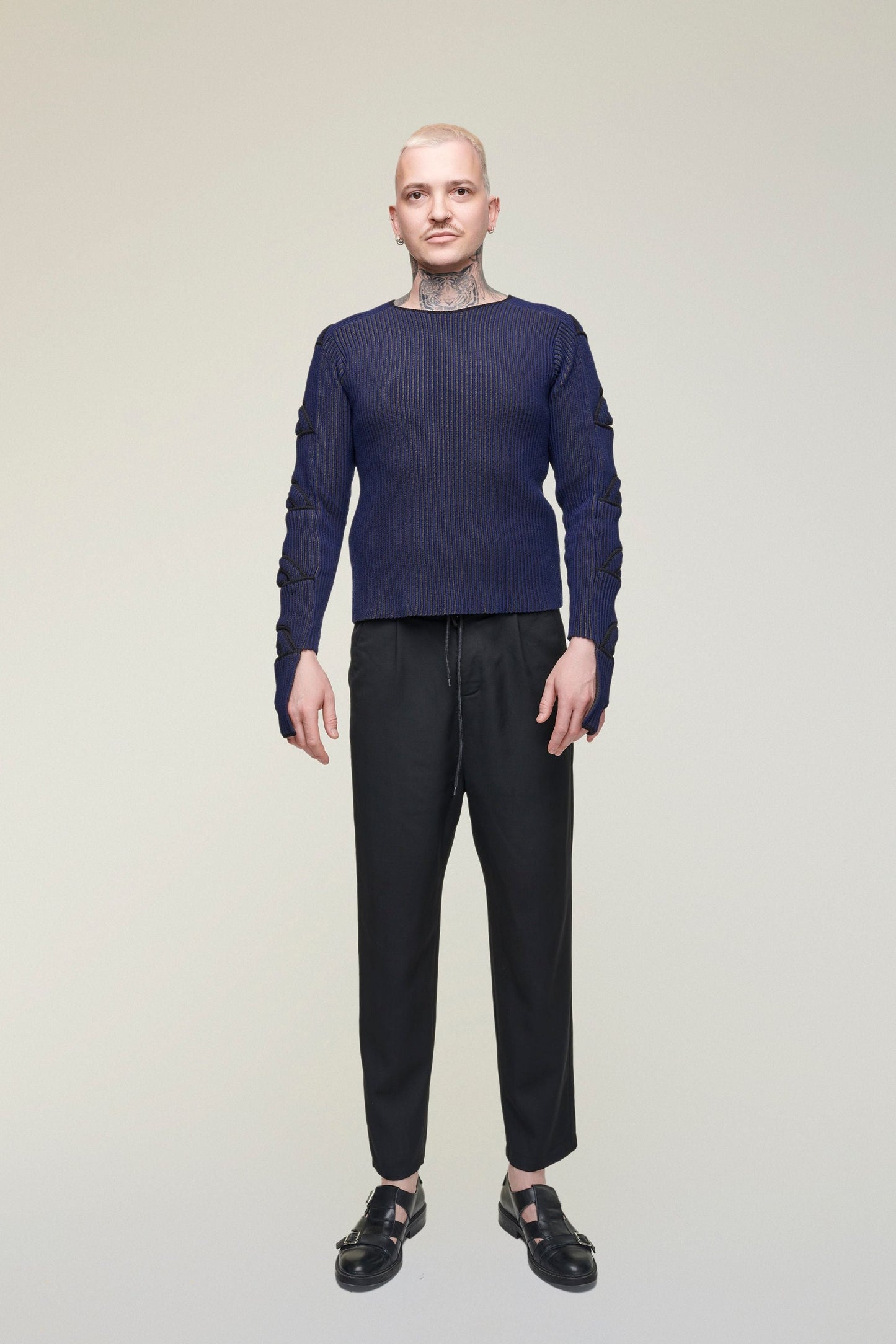 RUI 3D KNIT WIDE PANTS