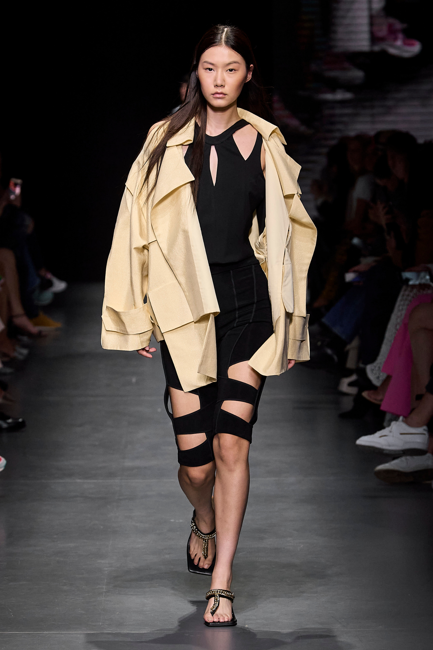 TASH HAND STITCHED BOXY BIKER JACKET
