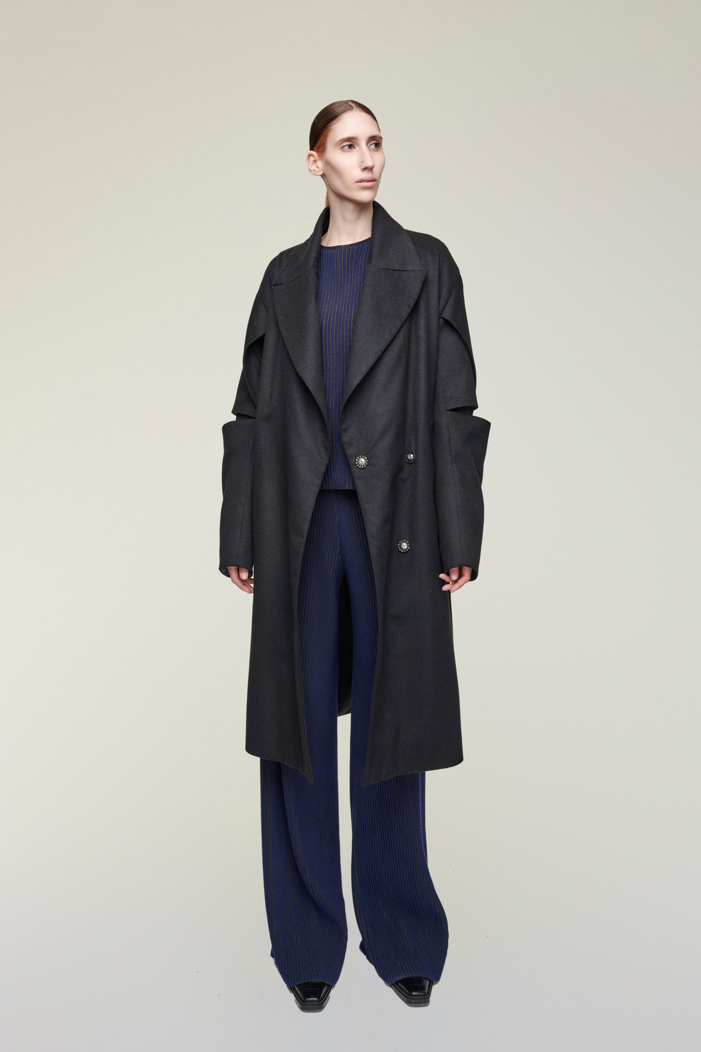 ICON SIGNATURE LONG WOOL COAT